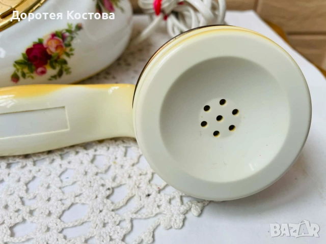 ROYAL ALBERT красив телефон от костен порцелан от Англия, снимка 12 - Антикварни и старинни предмети - 53328617