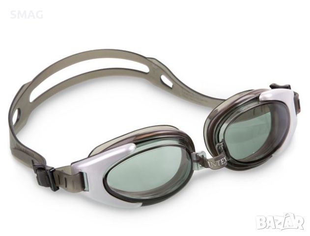 Очила за плуване сиво черни 14+ години - Intex, снимка 2 - Водни спортове - 46287403