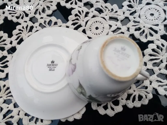 Duchess Bone China Morning Glory - сетове за чай/кафе !, снимка 5 - Чаши - 48312100