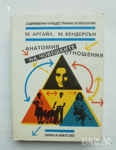 Книга Анатомия на човешките отношения - Майкъл Аргайл 1989 г. Съвременна чуждестранна психология