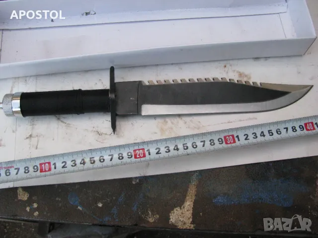 Ловен тактически нож RAMBO , снимка 3 - Ножове - 49978778