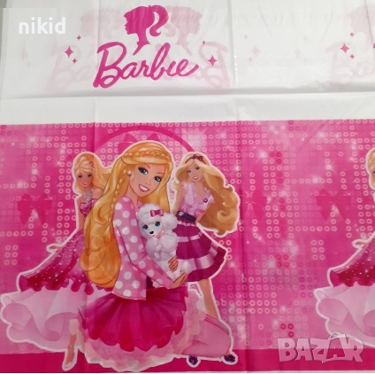 Барби barbie принцеса найлонова покривка за парти рожден ден, снимка 1 - Домашни продукти - 20527911