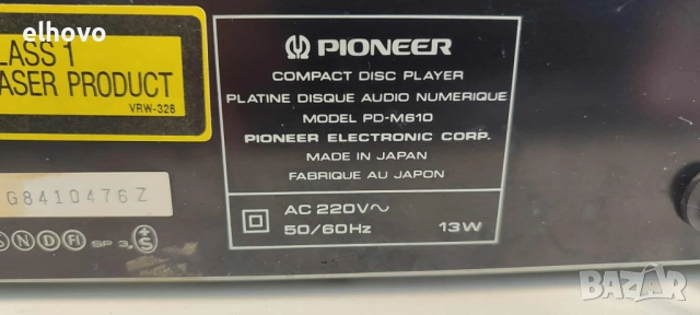 CD player Pioneer PD-M610, снимка 6 - Аудиосистеми - 51846700