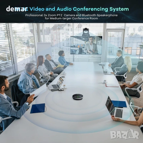 TONGVEO AI PTZ Автоматично проследяваща камера с Bluetooth микрофон, снимка 4 - Други - 54014049