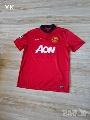 Оригинална мъжка тениска Nike Dri-Fit x F.C. Manchester United x Fellaini / Season 13-14 (Home), снимка 2 - Тениски - 46344176