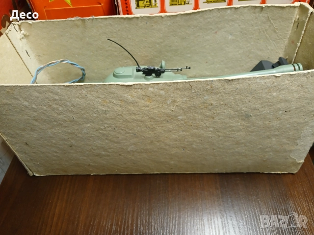 Стара руска пластмасова  играчка Танк., снимка 10 - Колекции - 51474915