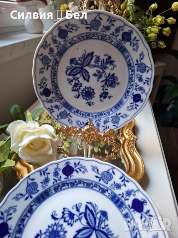 Комплект от винтидж чинии Tirschenreuth Porzellan- Бавария, снимка 4 - Прибори за хранене, готвене и сервиране - 51733110