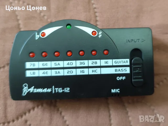 Тунер за китара "Axman TG-12", снимка 1