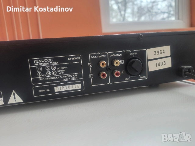 kenwood tuner kt 1100 sd тунер, снимка 3 - Радиокасетофони, транзистори - 53303917