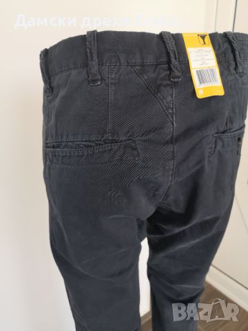 Дамски панталон G-Star RAW® BRONSON CHINO LOOSE TAPERED WMN DARK NAVY,размер W28/L32,  /297/, снимка 7 - Панталони - 46360362