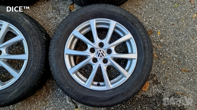 15 5х100 лети джанти Фолксваген Шкода Сеат. 185/65/15 зимни гуми , снимка 5 - Гуми и джанти - 52233777