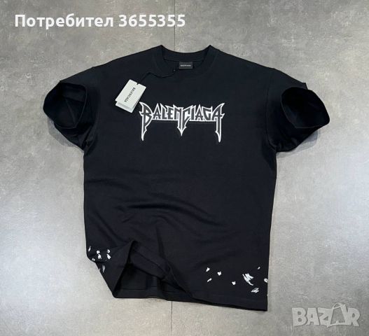 Нови мъжки тениски на BALENCIAGA в черно