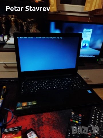 Продава се Lenovo G50-30 работещ на части или цял, снимка 2 - Лаптопи за работа - 52497888