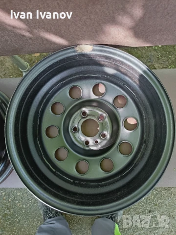 Стоманени джанти 15 цола 5х98 заАлфа 156, 147 и ГТ, снимка 8 - Гуми и джанти - 50496610