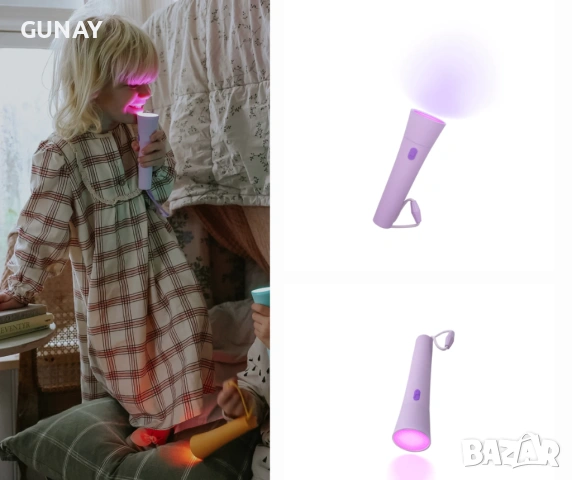 Lalarma Flashlight Rosa Премиум LED Фенерче USB-C Като Ново Розово Акумулаторно, снимка 10 - Друга електроника - 54265636