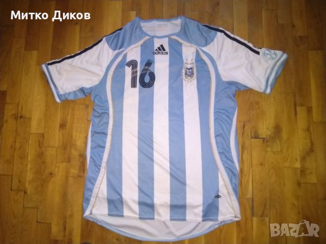 Аржентина футболна тениска №16 Пабло Аймар размер Л отлична, снимка 1 - Футбол - 45375470
