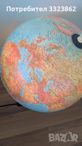 Географски глобус светещ, снимка 2 - Декорация за дома - 53780849