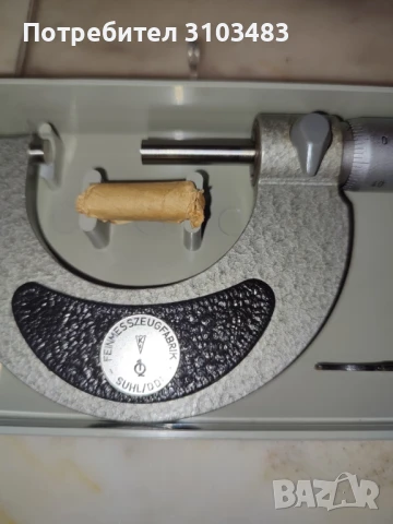 Микрометър Нов, снимка 3 - Стругове - 50476578