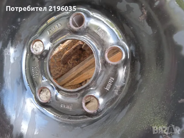 4 броя запазени железни джанти за vw polo..skoda fabia R14, снимка 2 - Гуми и джанти - 49881274