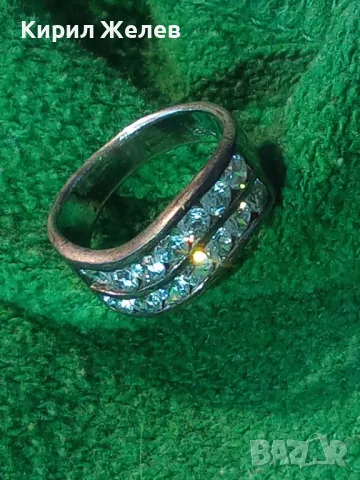 СТИЛЕН СКЪПОЦЕНЕН СРЕБЪРЕН ПРЪСТЕН СРЕБРО 925 с РАЗКОШНИ ЮВЕЛИРНО ФАСЕТИРАНИ БЛЕСТЯЩИ ЦИРКОНИ 47584, снимка 14 - Пръстени - 49981844
