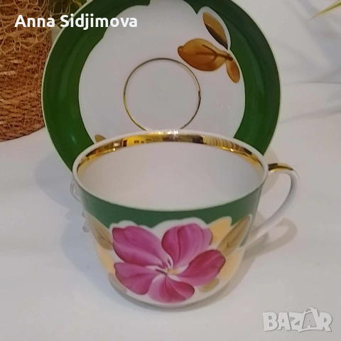 Руски порцелан Дулево двоен сет 