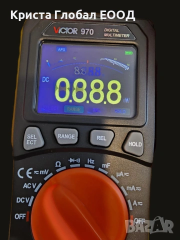 ХИТ: VICTOR 970 Ултра бюджетен TRMS мултиметър – 6000 counts с бърз Аналогов Барграф!