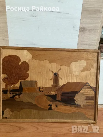 Картина от дърво, снимка 2 - Антикварни и старинни предмети - 50272007