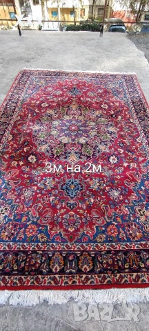 Ръчно тъкан вълнен персийски килим.Топ качество.