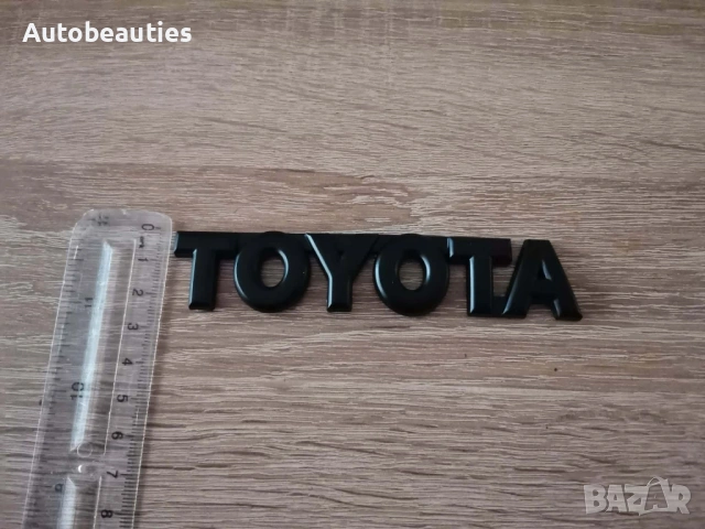 Toyota черен надпис малък шрифт, снимка 3 - Аксесоари и консумативи - 53494431
