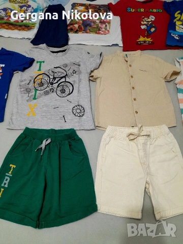 Летни дрехи 122-128 размер , снимка 3 - Детски комплекти - 53698588
