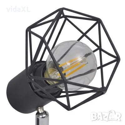 vidaXL Спот лампа телена рамка индустриален стил 2 LED крушки филамент(SKU:242266), снимка 3 - Други - 49420318