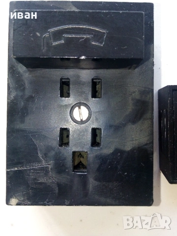 Стара неупотребявана розетка + щепсел за телефон 1988г., снимка 4 - Други ценни предмети - 53455189