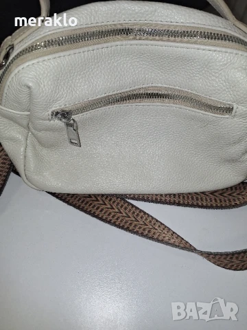 малка чанта естествена кожа , снимка 2 - Чанти - 51428182