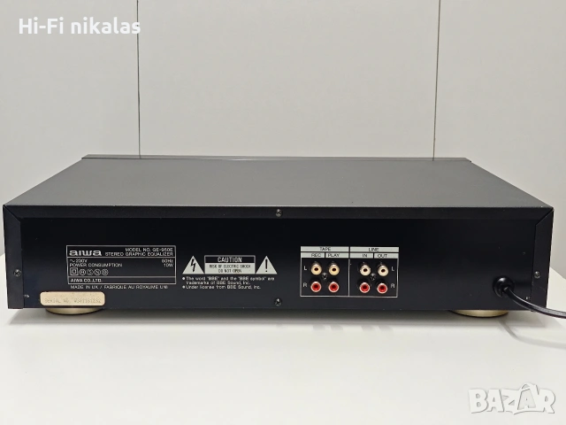 EQ дигитален стерео графичен еквалайзер AIWA GE-950E, снимка 6 - Еквалайзери - 54039986