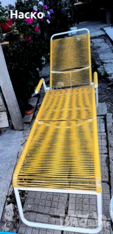 Ретро шезлонг , снимка 2 - Други стоки за дома - 51697598