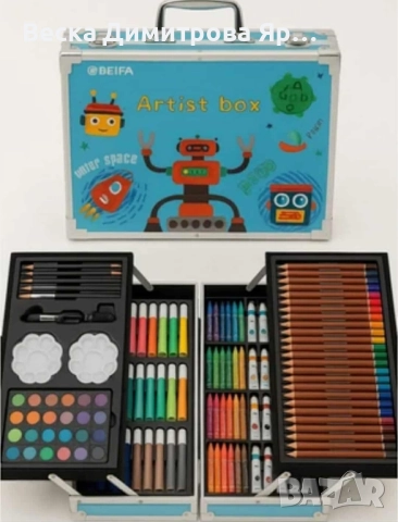 Творчески комплект за рисуване с изключително разнообразие от цветове, снимка 2 - Други - 51725723