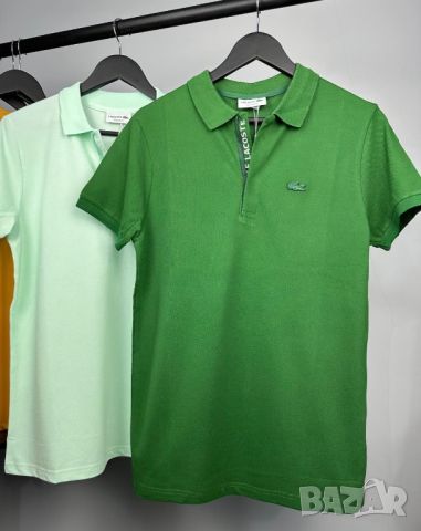 Lacoste мъжка тениска с яка 6  цвята , снимка 3 - Тениски - 40371630
