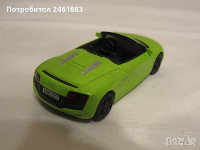 1/55 Siku Audi R8 Spyder количка., снимка 2 - Колекции - 48256384