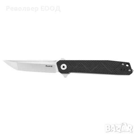 Сгъваем нож Ruike P127-CB - черен 14C28N неръждаема стомана, снимка 1 - Ножове - 45007857