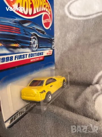 Hotwheels 1997 Mercedes SLK, снимка 4 - Колекции - 49660434