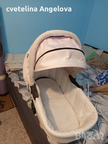 Количка Retrus запазена с два коша летен и зимен 180 лв. Столче за хранене Lorreli няма счупено кожа, снимка 1