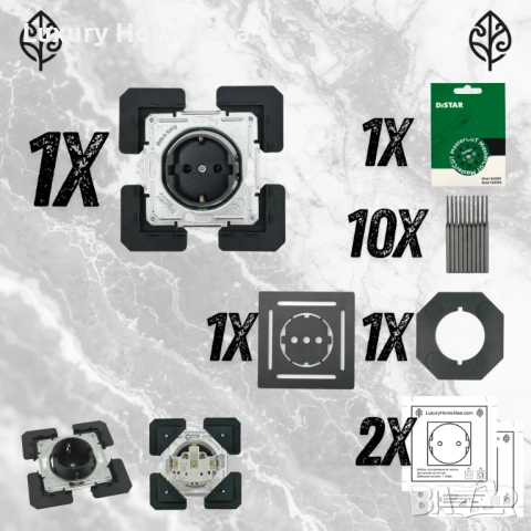 Основа за скрит монтаж на контакт зад плочка - Luxury Home Idea, снимка 2 - Други стоки за дома - 53978035