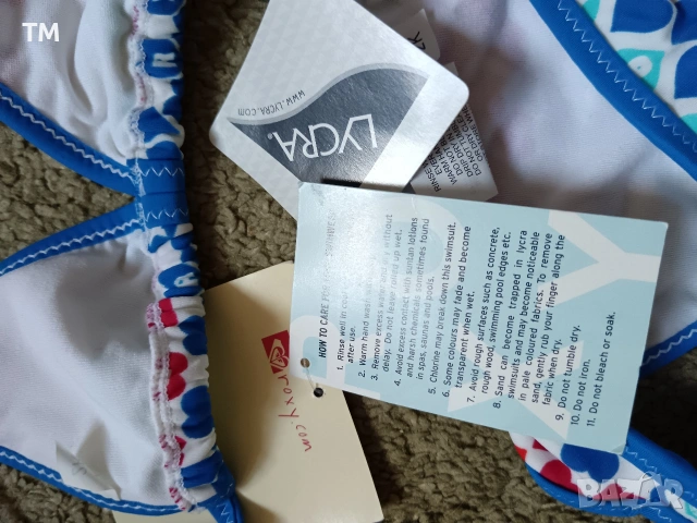 Нов бебешки бански Roxy 3-6 месеца, снимка 6 - Бебешки бански - 53402541