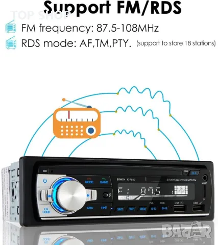 Bluetooth Hands-free MP3 радио за кола CENXINY N1901, снимка 2 - Аксесоари и консумативи - 48778237