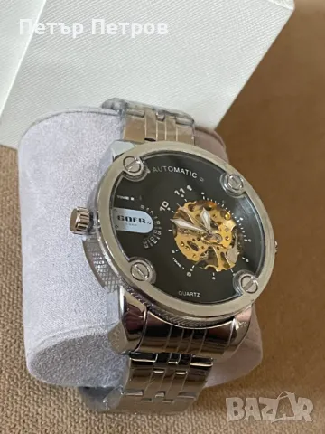 GOER Automatic-Quartz ОТЛИЧЕН!, 160 лв, снимка 6 - Мъжки - 49495702