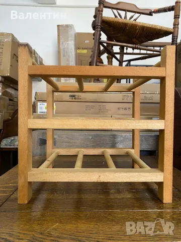 Дървени стелажи за вино 3бр., снимка 7 - Стелажи и щандове - 50096108