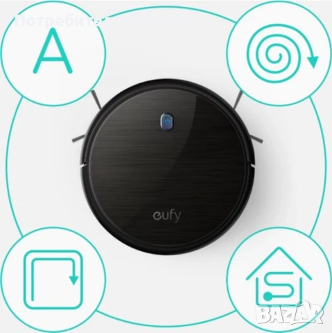 Прахосмукачка робот Eufy BoostIQ RoboVac 11S,супер тънка,1300Pa силно засмукване,тиха,чисто нова, снимка 12 - Прахосмукачки - 52857629