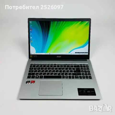 Acer Aspire 3/15,6” FHD/Ryzen 5 3500U/512GB NVMe/8GB DDR4, снимка 2 - Лаптопи за работа - 48140888