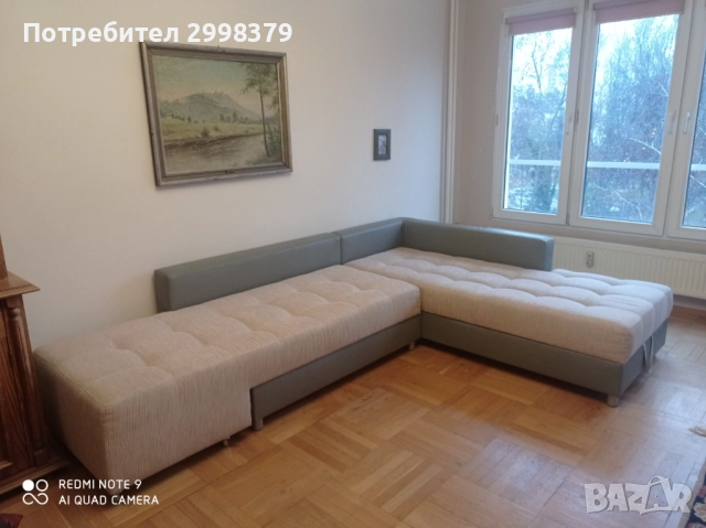 Диван ъглов , снимка 2 - Дивани и мека мебел - 52699186