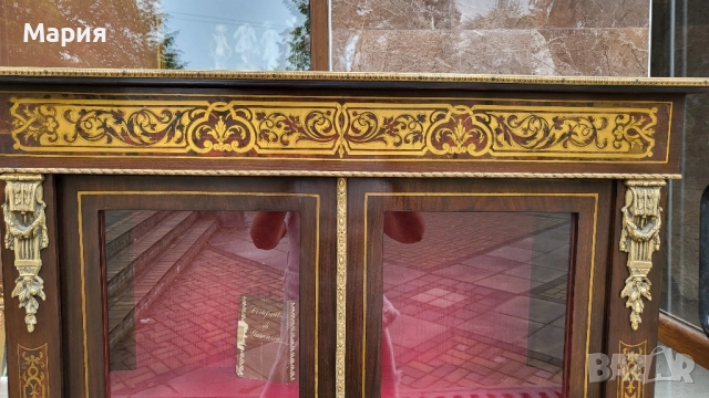 Витрина Boulle 025, снимка 3 - Секции и витрини - 51895389